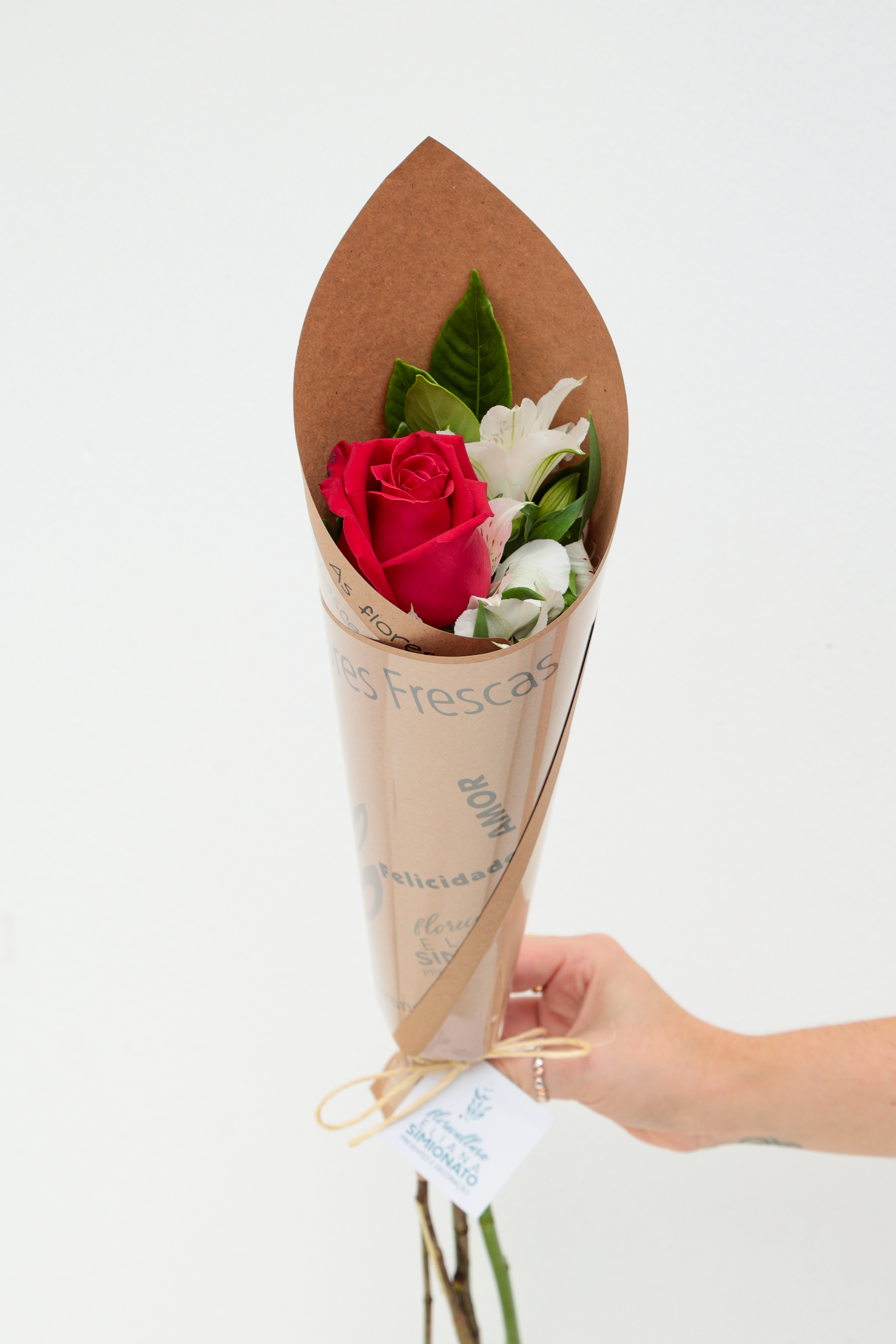 Buqu� de Rosa Unit�ria Vermelha