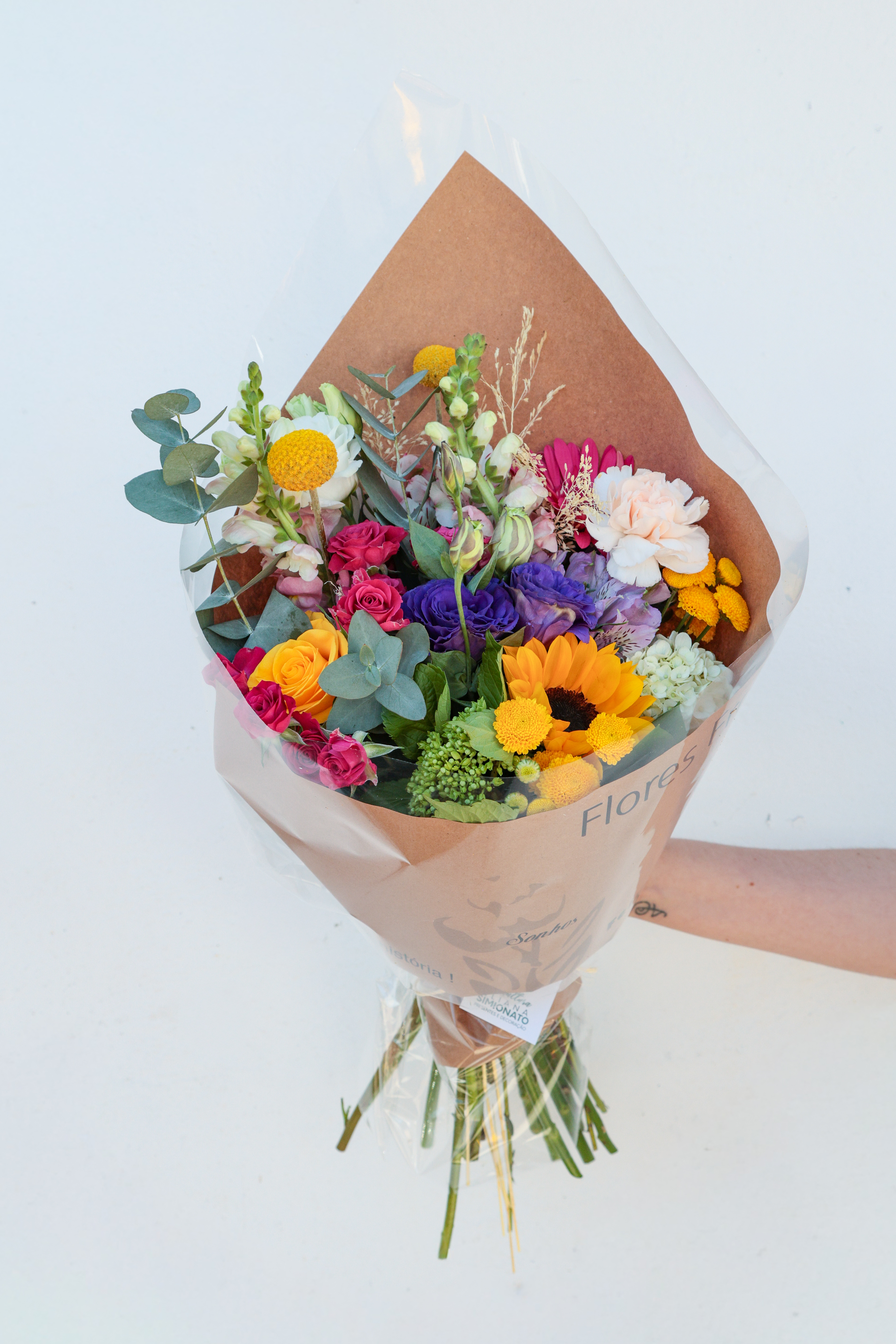 Buqu� de Flores do Campo � Tamanho M�dio