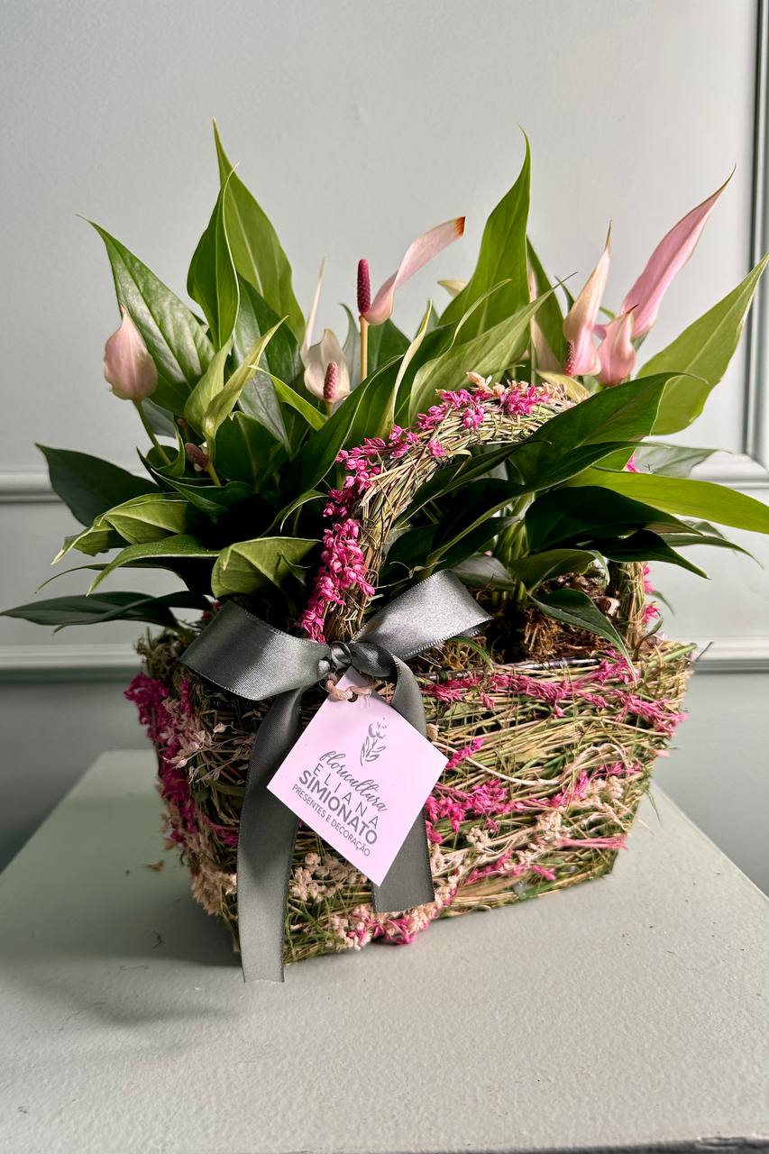 Mini Ant�rio na Cesta Jardim